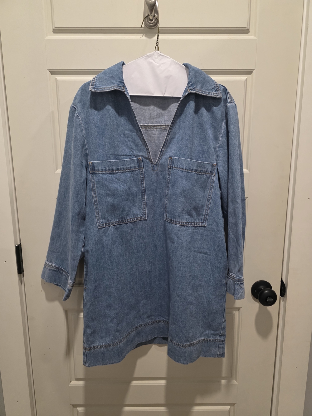 Denim Dress- Light Blue